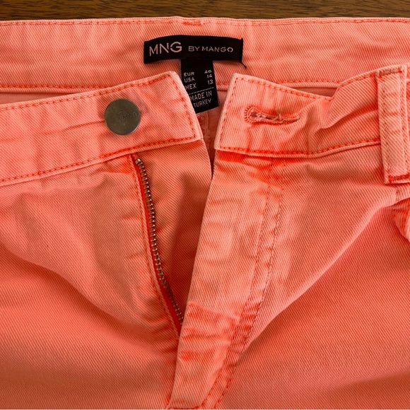 MNG by Mango Neon Orange Jeans - Picture 3 of 6